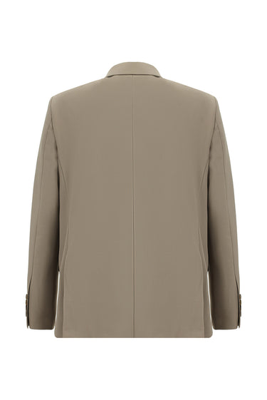  Açık Vizon Super Slim Fit Ekstra Dar Kesim Yünlü Klasik Takım Elbise