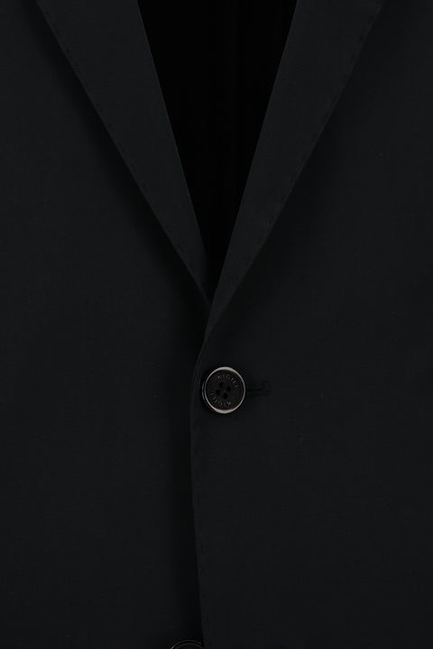 Siyah 7 Drop Slim Fit Dar Kesim Pamuklu Takım Elbise