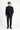  Koyu Lacivert Techno-Line Super Slim Fit Ekstra Dar Kesim Beli Lastikli İpli Çantalı Likralı Takım Elbise