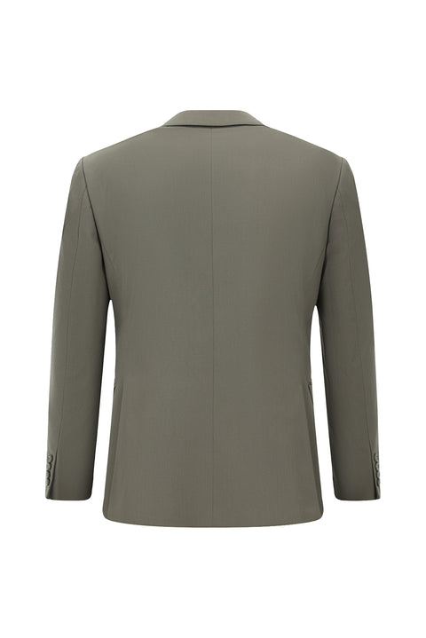 Koyu Haki 7 Drop Super Slim Fit Eksra Dar Kesim Pamuklu Lyocell Kruvaze Takım Elbise