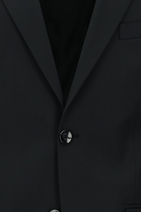 Siyah 7 Drop Slim Fit Dar Kesim Pamuklu Lyocell Takım Elbise