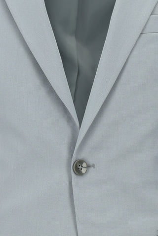  Orta Gri Slim Fit Dar Kesim Pamuklu Lyocell Klasik Takım Elbise