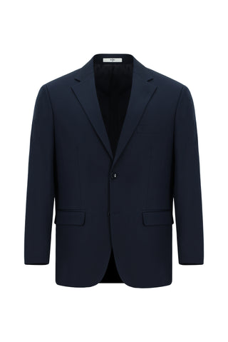  Koyu Lacivert 7 Drop Slim Fit Dar Kesim Pamuklu Lyocell Takım Elbise