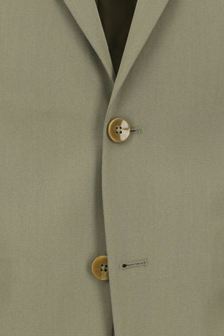  Açık Haki Slim Fit Dar Kesim Pamuklu Lyocell Klasik Takım Elbise