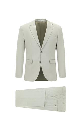  Taş Slim Fit Dar Kesim Pamuklu Lyocell Klasik Takım Elbise