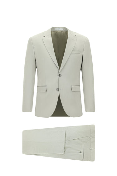  Taş Slim Fit Dar Kesim Pamuklu Lyocell Klasik Takım Elbise