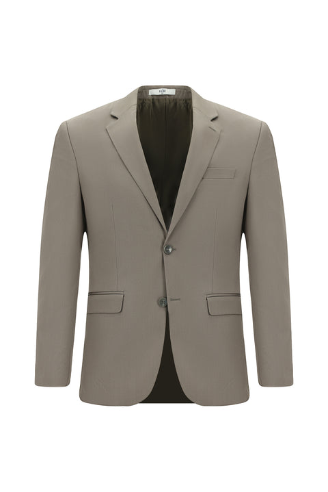 Koyu Vizon 7 Drop Slim Fit Dar Kesim Pamuklu Lyocell Takım Elbise