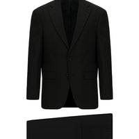 Siyah 7 Drop Slim Fit Dar Kesim Klasik Takım Elbise