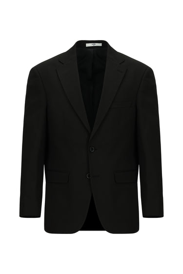  Siyah Relaxed Fit Rahat Kesim Klasik Takım Elbise