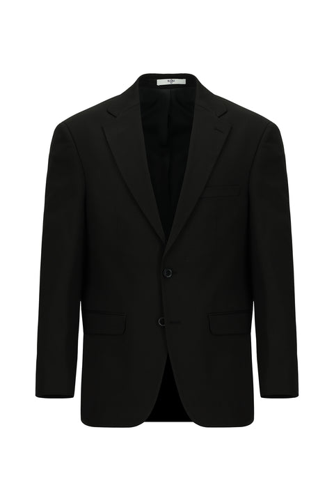 Siyah 4 Drop Relaxed Fit Rahat Kesim Takım Elbise