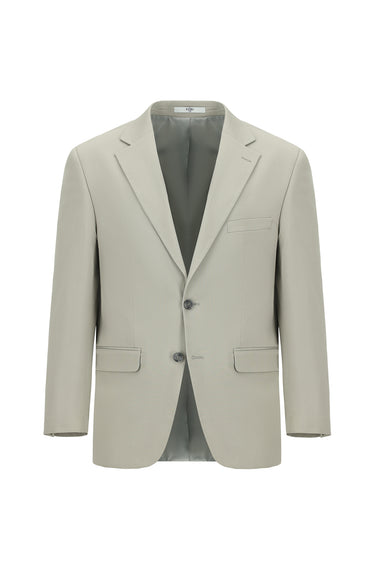 Açık Gri Slim Fit Dar Kesim Klasik Takım Elbise
