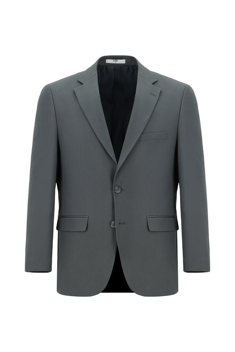 Medium Gray 7 Drop Slim Fit Suit