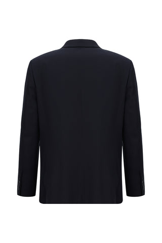  Koyu Lacivert 7 Drop Slim Fit Dar Kesim Takım Elbise