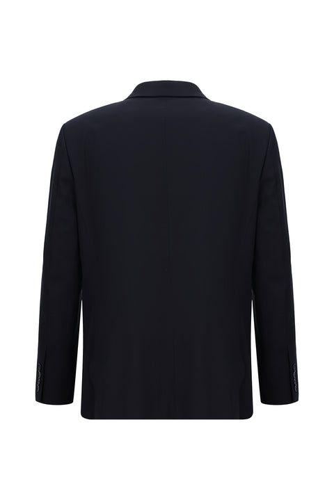 Koyu Lacivert 7 Drop Slim Fit Dar Kesim Takım Elbise