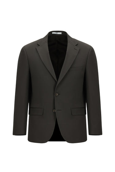  Koyu Kahve Relaxed Fit Rahat Kesim Klasik Takım Elbise