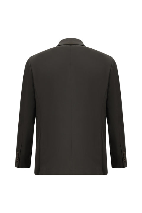 Koyu Kahve 7 Drop Slim Fit Dar Kesim Takım Elbise