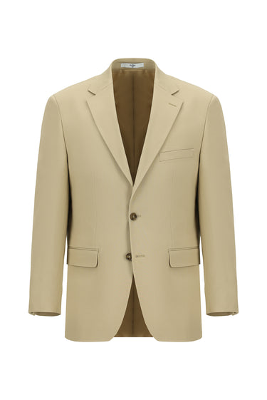  Açık Bej Relaxed Fit Rahat Kesim Klasik Takım Elbise