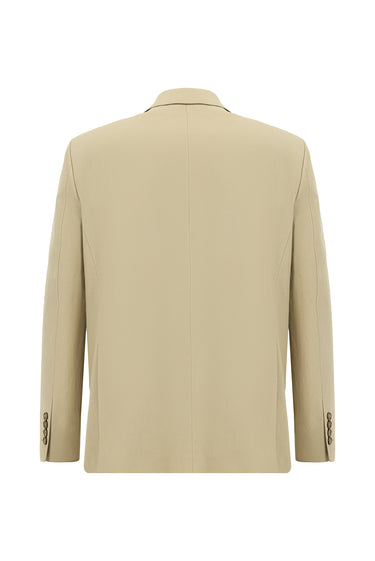  Açık Bej Relaxed Fit Rahat Kesim Klasik Takım Elbise