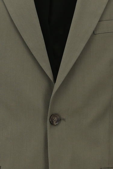 Orta Haki Relaxed Fit Rahat Kesim Klasik Takım Elbise