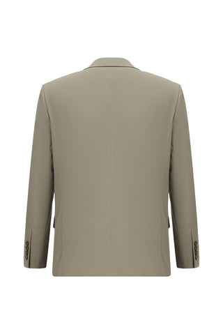  Açık Vizon Relaxed Fit Rahat Kesim Klasik Takım Elbise