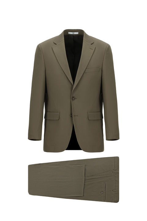 Koyu Vizon 7 Drop Slim Fit Dar Kesim Takım Elbise