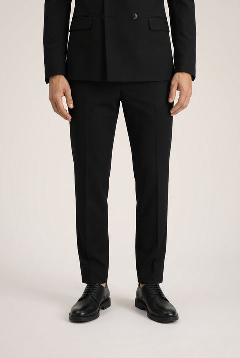 Black 6-Drop Regular Fit Standard Cut Seasonal Double-Breasted Suit