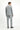 Açık Gri Slim Fit Dar Kesim Kruvaze Takım Elbise