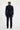 Koyu Lacivert Slim Fit Dar Kesim Kruvaze Takım Elbise