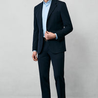 Koyu Lacivert 7 Drop Slim Fit Dar Kesim Mevsimlik Takım Elbise