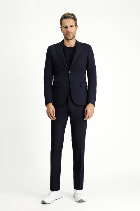 Koyu Lacivert 6 Drop Regular Fit Standart Kesim Mevsimlik Takım Elbise