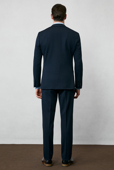 Koyu Lacivert 7 Drop Slim Fit Dar Kesim Mevsimlik Takım Elbise
