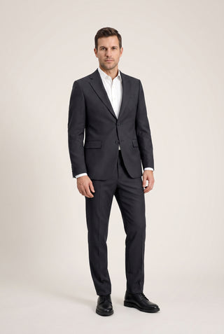  Koyu Antrasit 7 Drop Slim Fit Dar Kesim Mevsimlik Takım Elbise