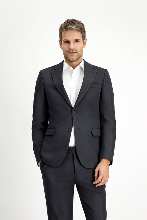 Koyu Antrasit 7 Drop Slim Fit Dar Kesim Mevsimlik Takım Elbise
