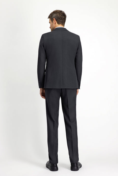 Koyu Antrasit 7 Drop Slim Fit Dar Kesim Mevsimlik Takım Elbise