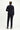 Koyu Lacivert Super Slim Fit Ekstra Dar Kesim Beli Lastikli İpli Takım Elbise