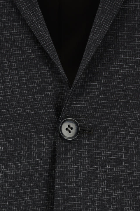 Koyu Kahve 7 Drop Super Slim Fit Eksra Dar Kesim Desenli Takım Elbise