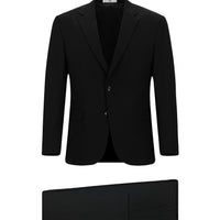 Siyah 7 Drop Slim Fit Dar Kesim Klasik Takım Elbise