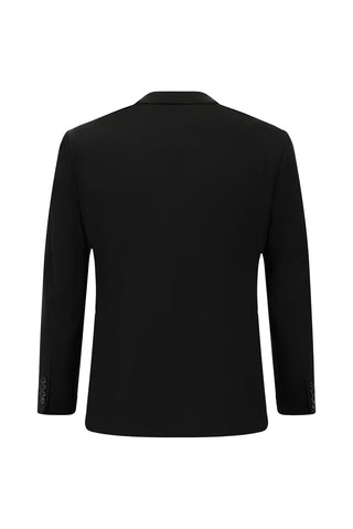  Siyah Slim Fit Dar Kesim Klasik Takım Elbise