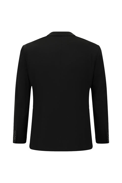 Siyah 7 Drop Slim Fit Dar Kesim Takım Elbise