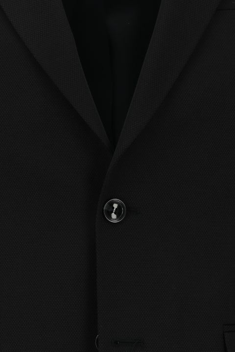 Siyah 7 Drop Slim Fit Dar Kesim Takım Elbise