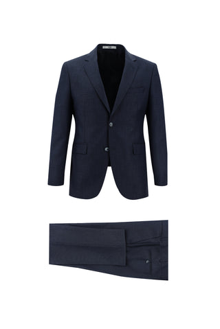  Koyu Mavi  7 Drop Slim Fit Dar Kesim Takım Elbise