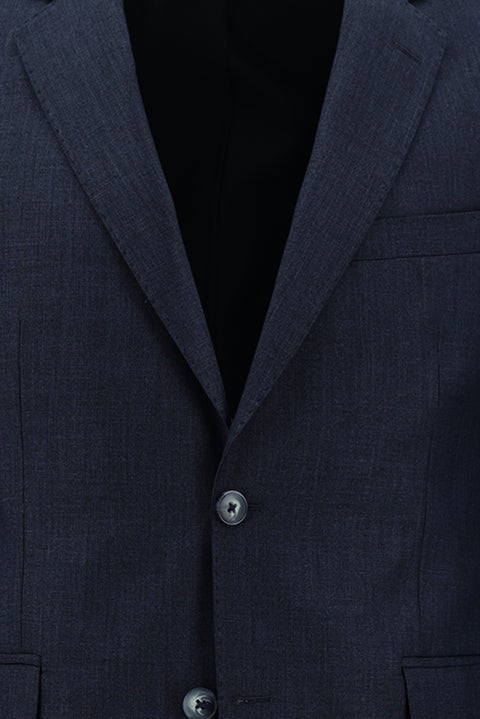 Koyu Mavi  7 Drop Slim Fit Dar Kesim Takım Elbise