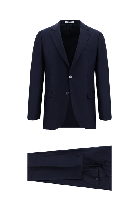 Orta Lacivert 6 Drop Regular Fit Standart Kesim Takım Elbise