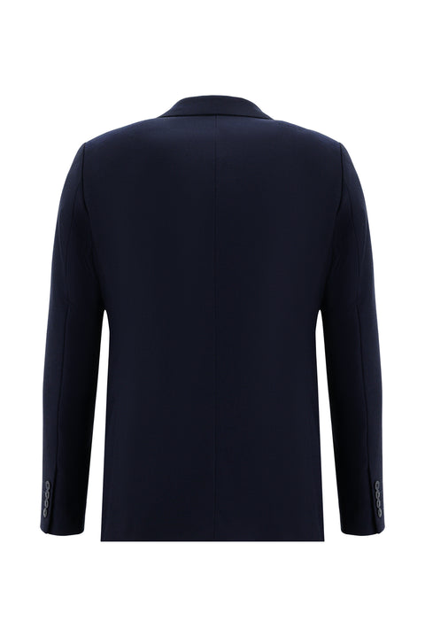 Orta Lacivert 6 Drop Regular Fit Standart Kesim Takım Elbise