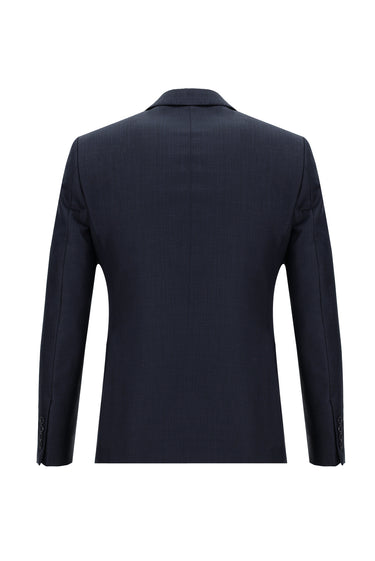  Koyu Lacivert Slim Fit Dar Kesim Klasik Takım Elbise