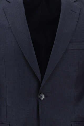  Koyu Lacivert Slim Fit Dar Kesim Klasik Takım Elbise