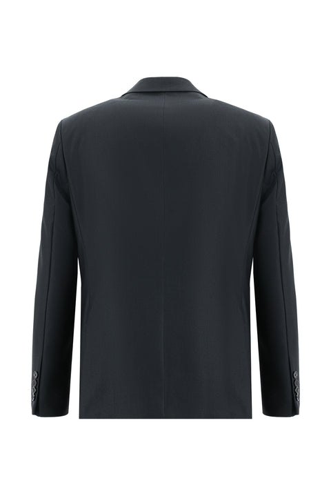 Siyah 7 Drop Slim Fit Dar Kesim Takım Elbise