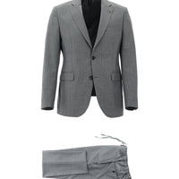 Orta Gri Slim Fit Dar Kesim Klasik Takım Elbise