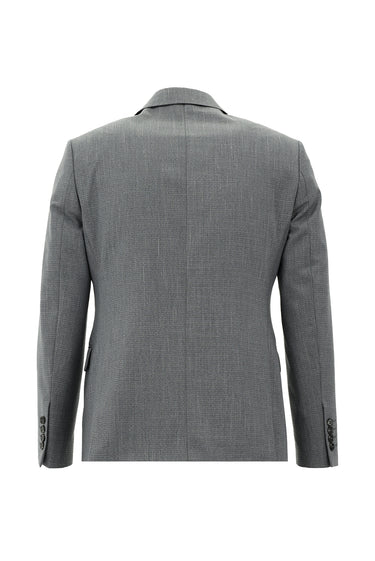 Orta Gri Slim Fit Dar Kesim Klasik Takım Elbise