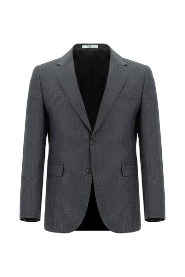  Koyu Füme Slim Fit Dar Kesim Klasik Takım Elbise